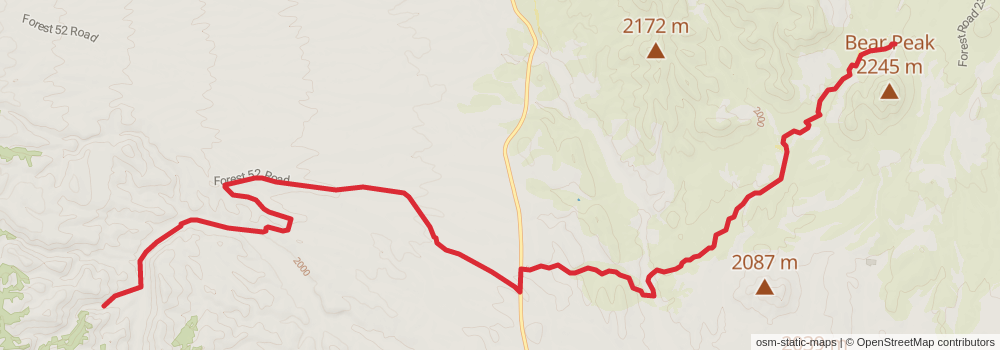 Grand Enchantment Trail stage 52 Map