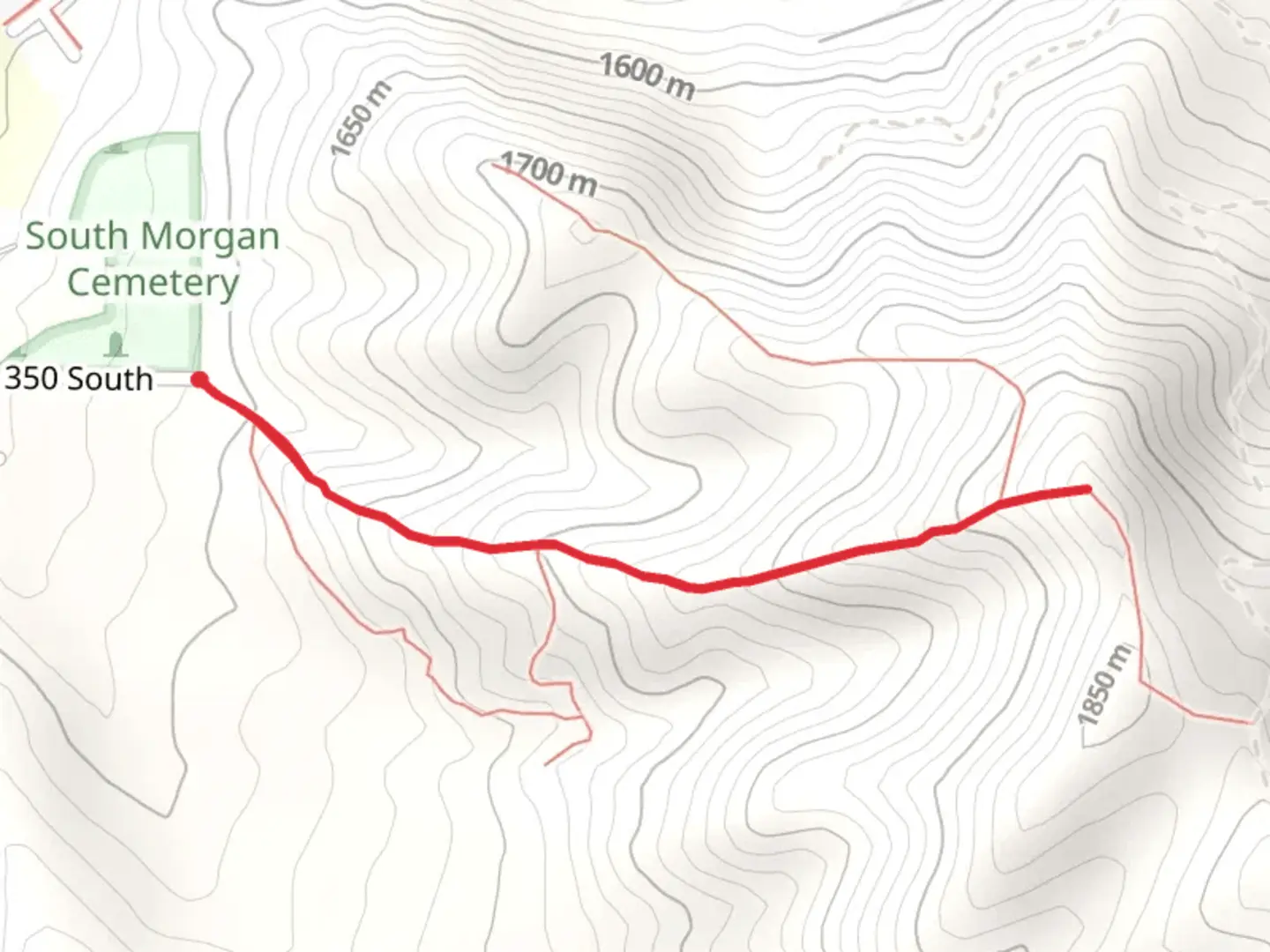 An image depicting the trail South State Street and its surrounding area.