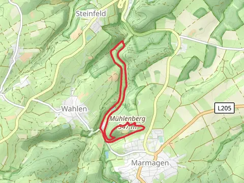 Mühlenberg, Daudenforst and Hallenthaler Muhle Loop