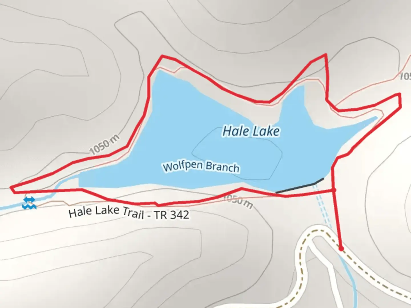An image depicting the trail Hale Lake Trail and its surrounding area.