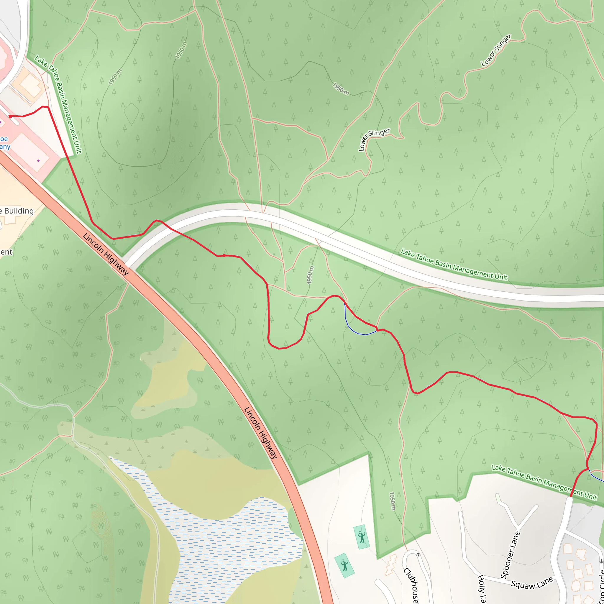 Round Hill Sewage Hill Overlook mobile static map