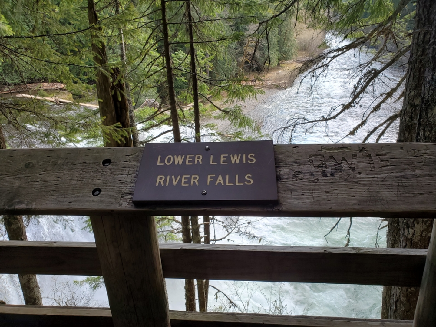 An image depicting the trail Horse Bypass Lower Falls Campground Trail and its surrounding area.