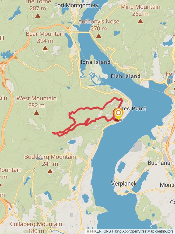 Dunderberg, Bald Mountain and The Timp Loop Trail mobile static map
