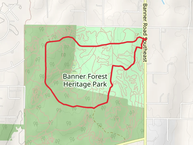 Banner Slough Loop - Banner Forest Heritage Park