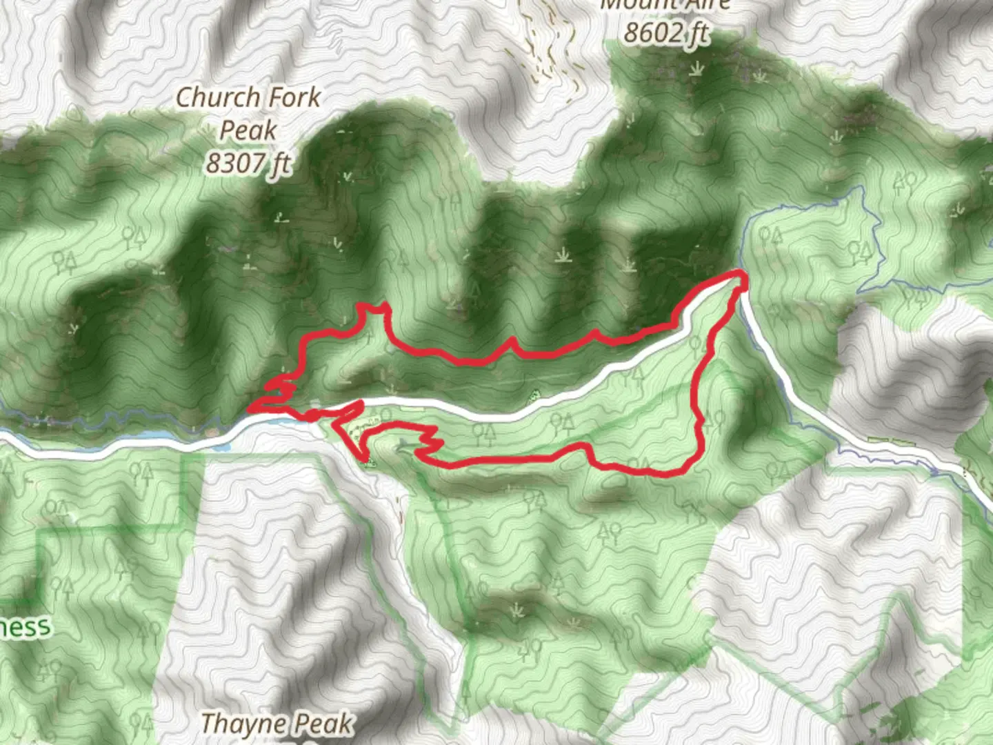 An image depicting the trail Terrace Elbow Fork trail and Pipeline Trail and its surrounding area.