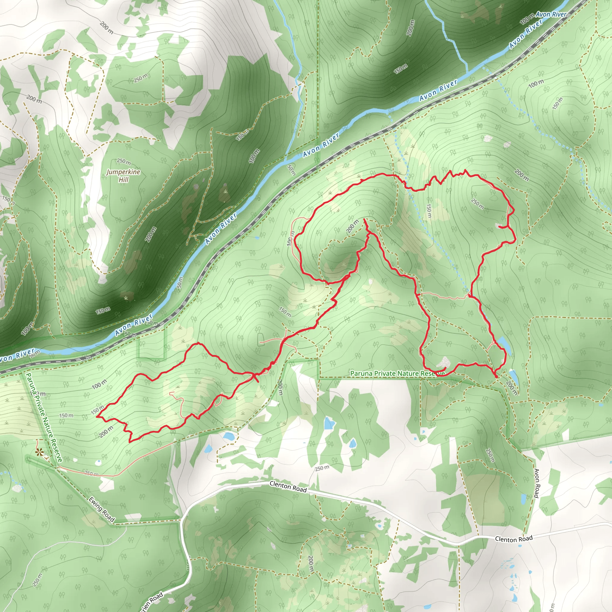 Numbat Trail mobile static map