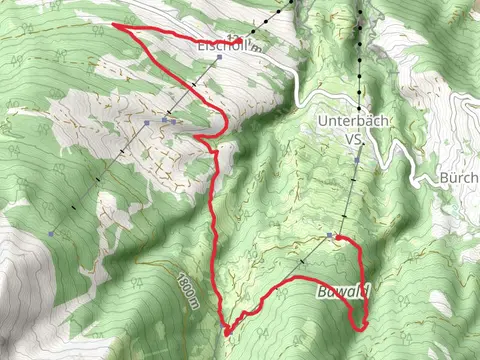 Brandalp - Breite Stäg - Eischoll Trail