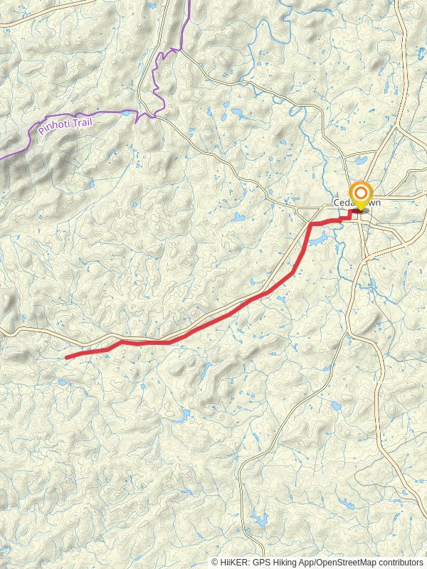 Silver Comet Trail from Cedartown