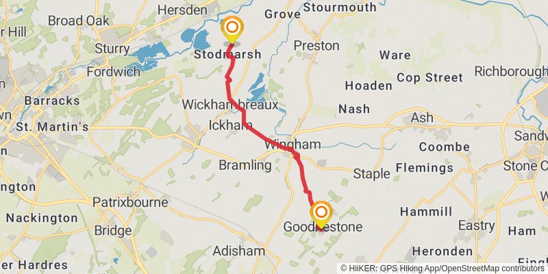 Four Pits Walk stage 3 Map