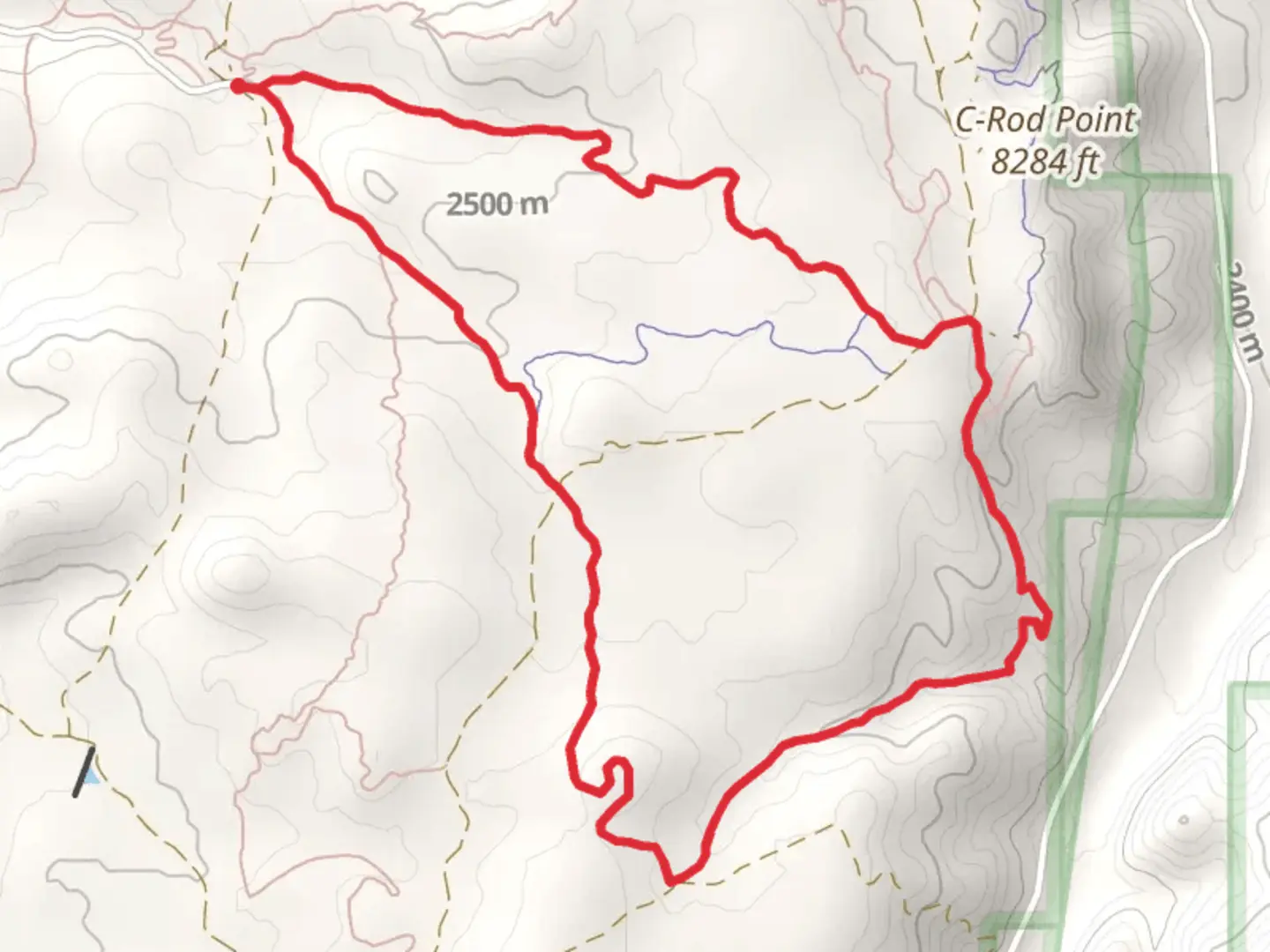 An image depicting the trail Sea of Sage, Joshos and Broken Shovel Loop and its surrounding area.