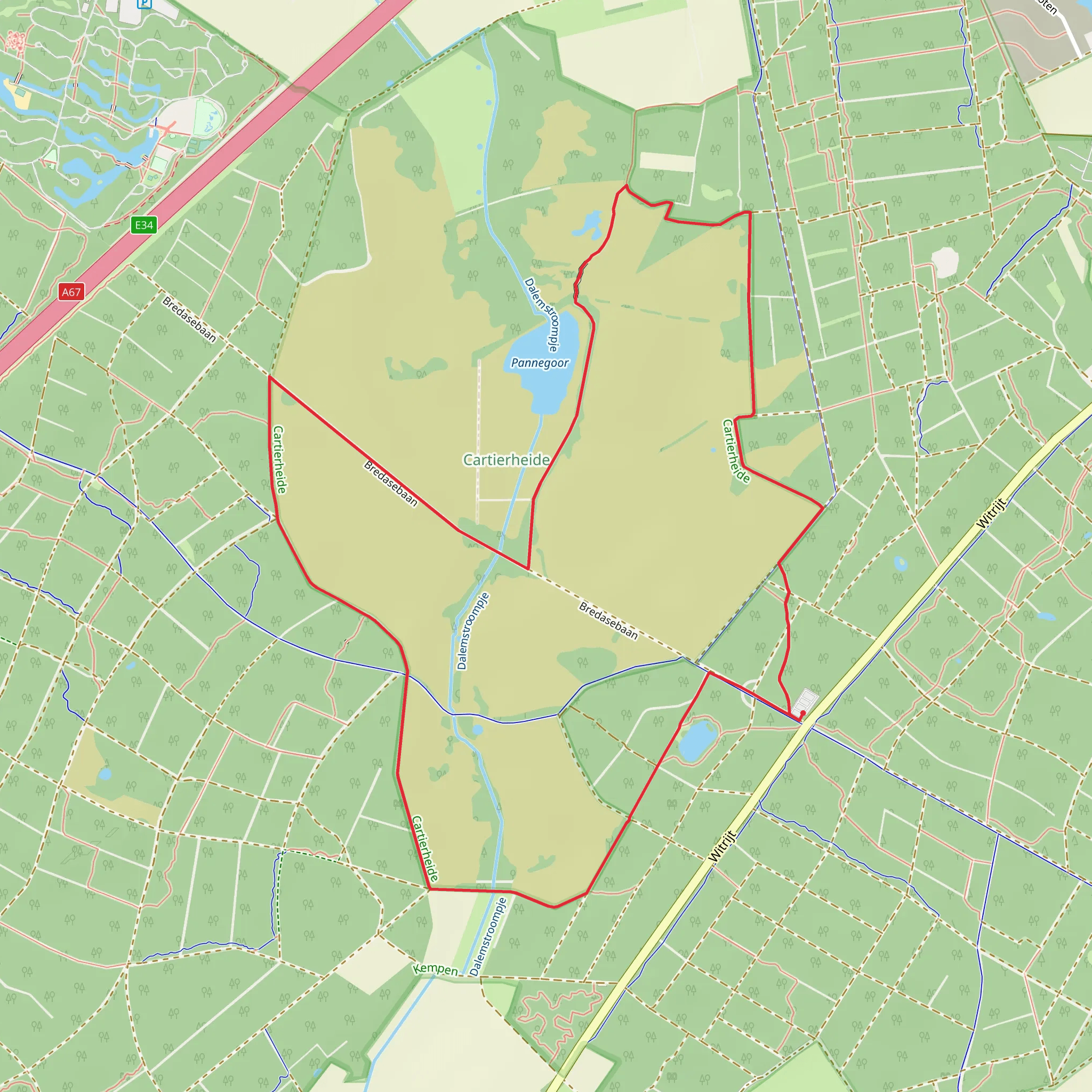 Pannegoor and Kempen Loop mobile static map