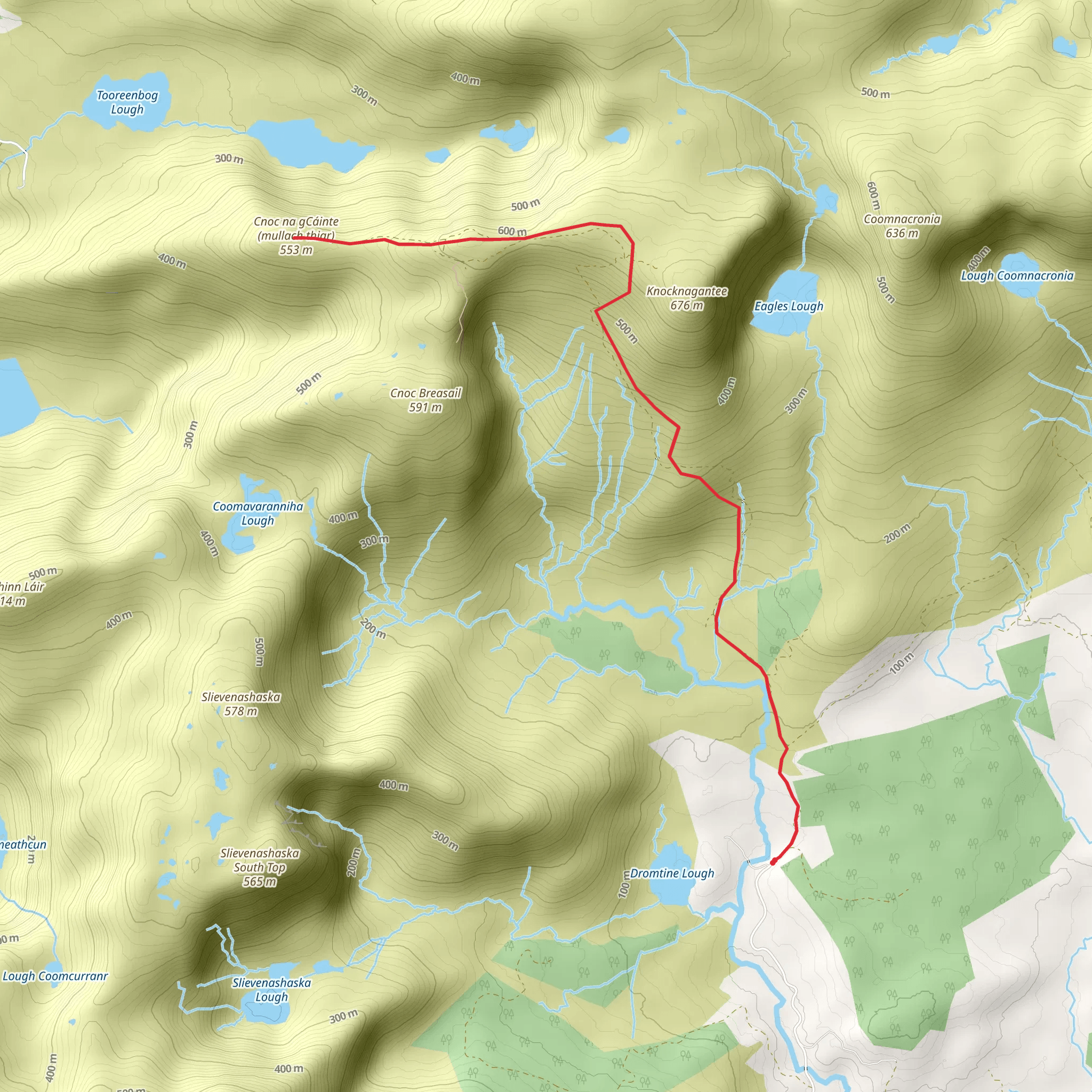 Mullach Thiar Walk via Fermoyle Loop mobile static map