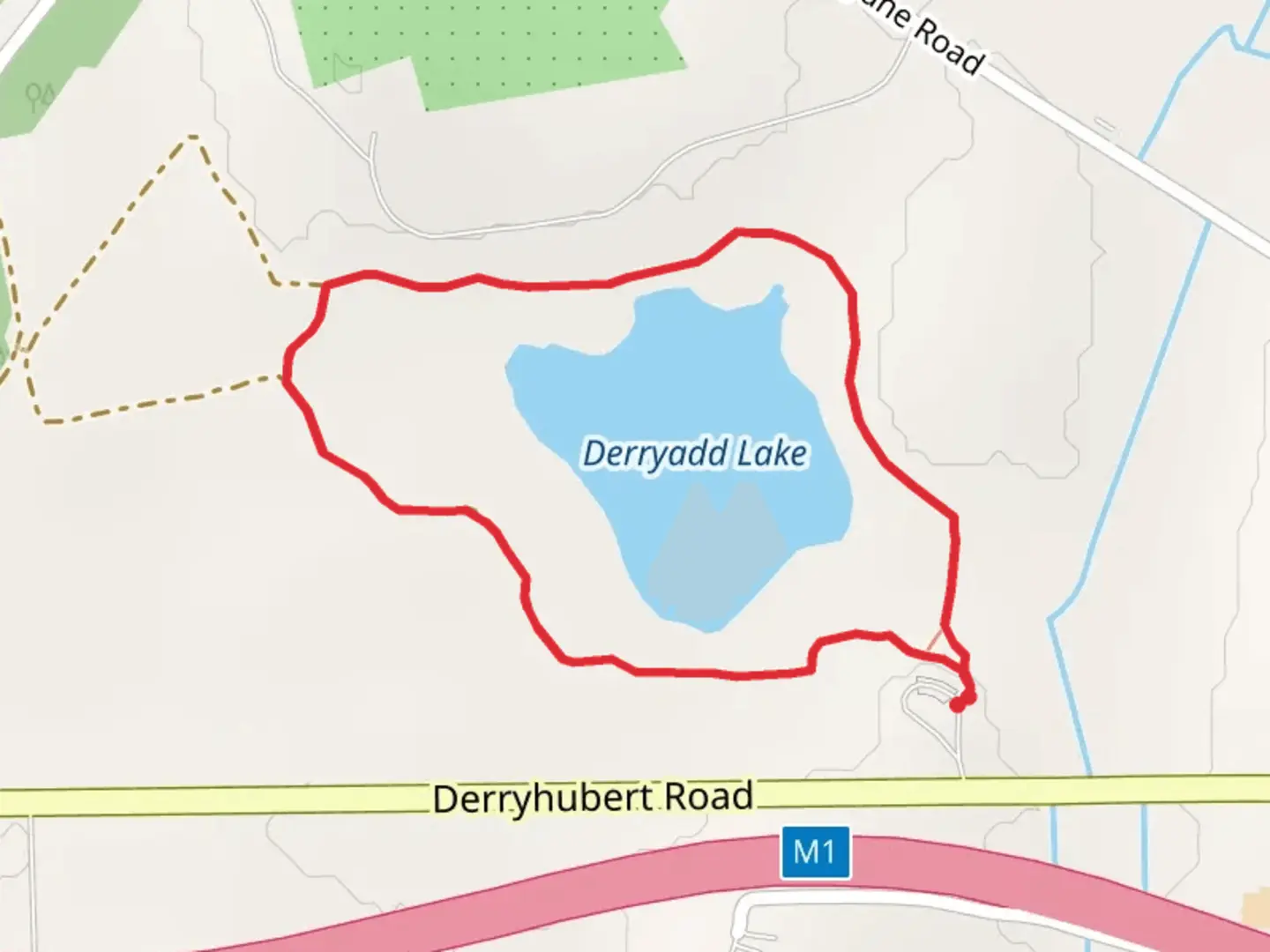 An image depicting the trail Peatlands Lakeland Walk and its surrounding area.