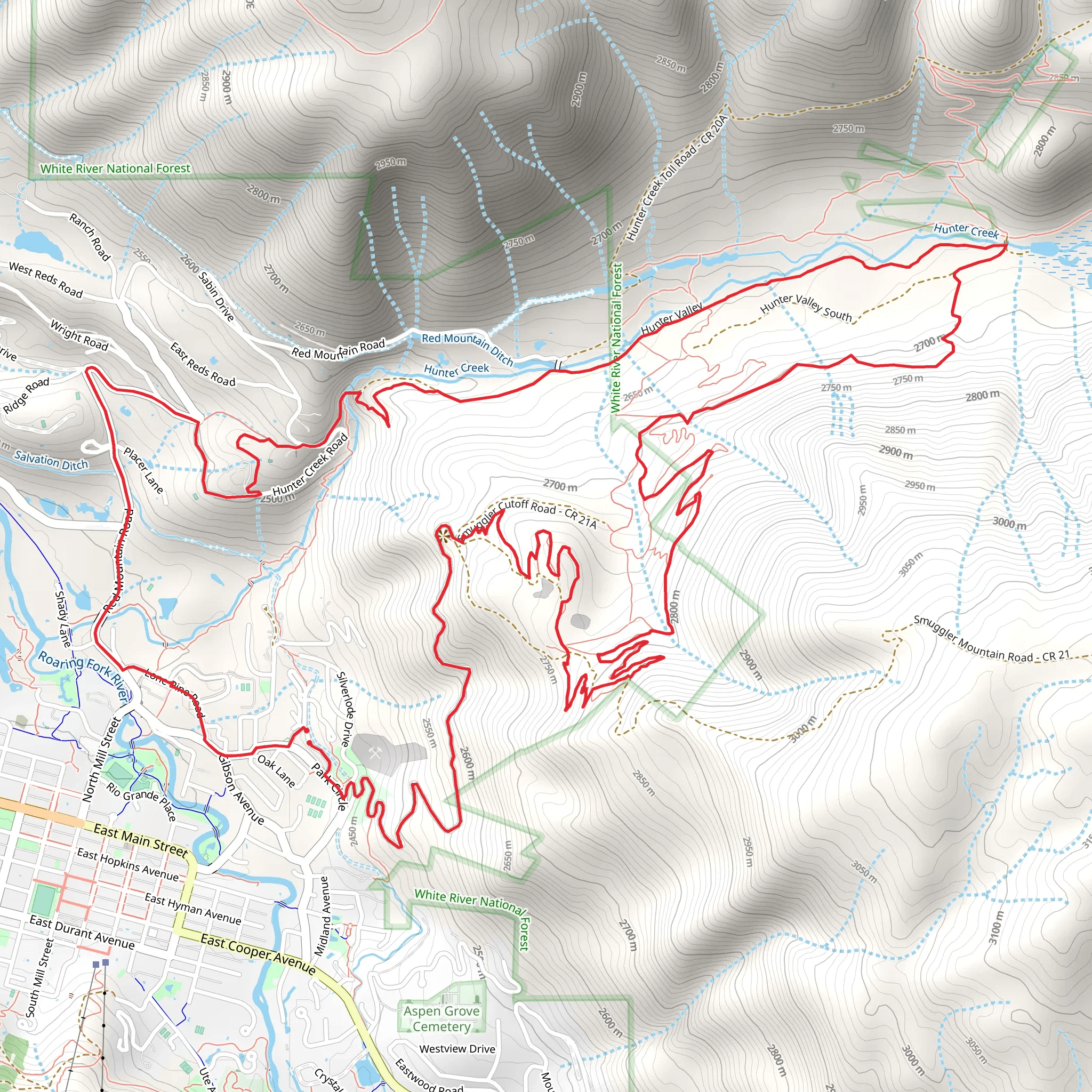 BTS and Grand Turk Loop mobile static map