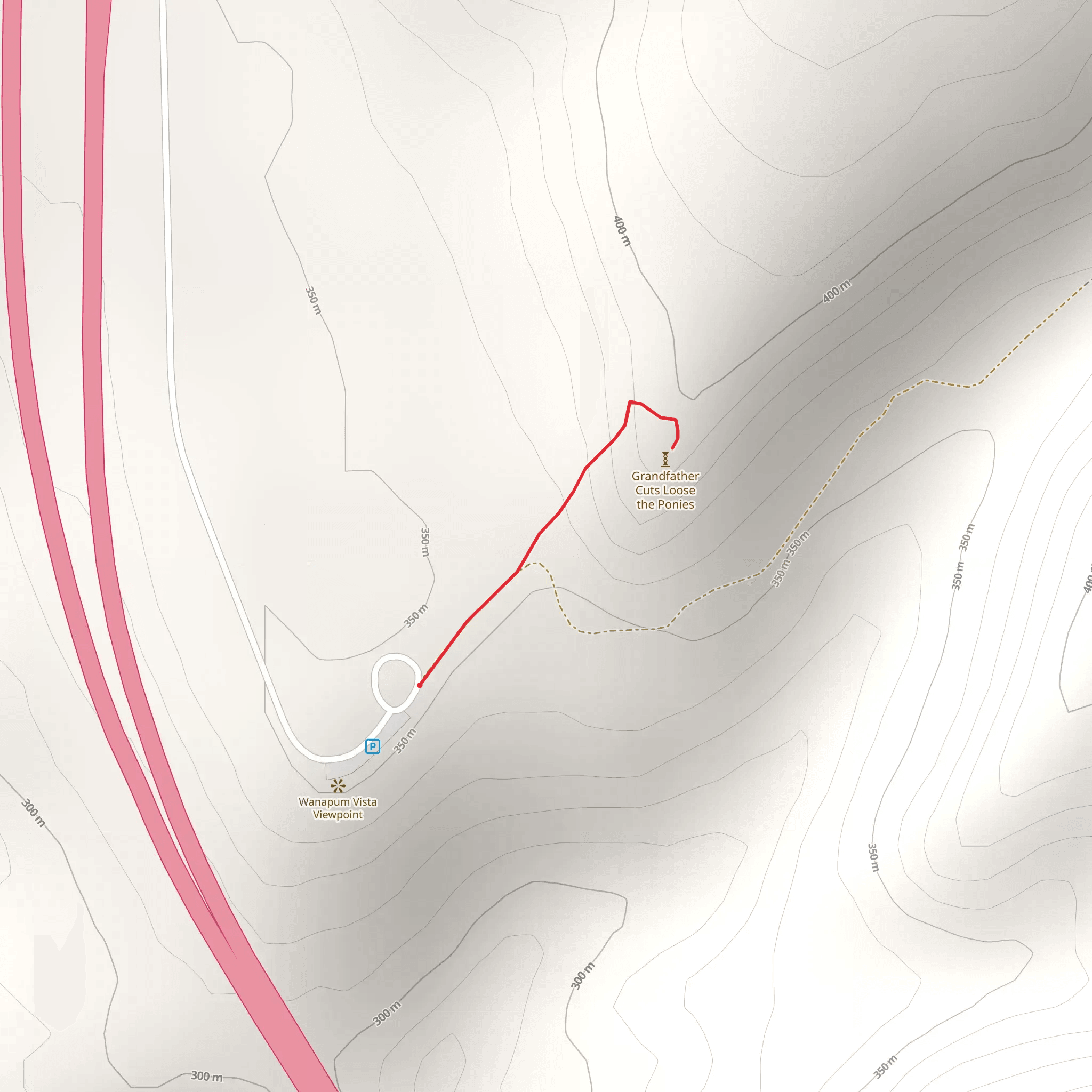 Vantage Highway mobile static map