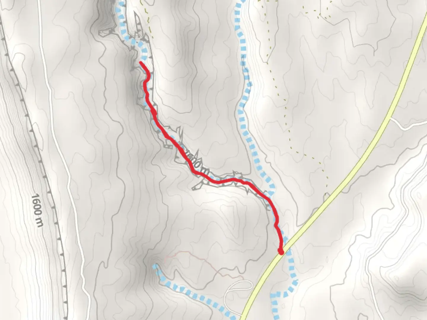 An image depicting the trail Butler Wash Trail and its surrounding area.