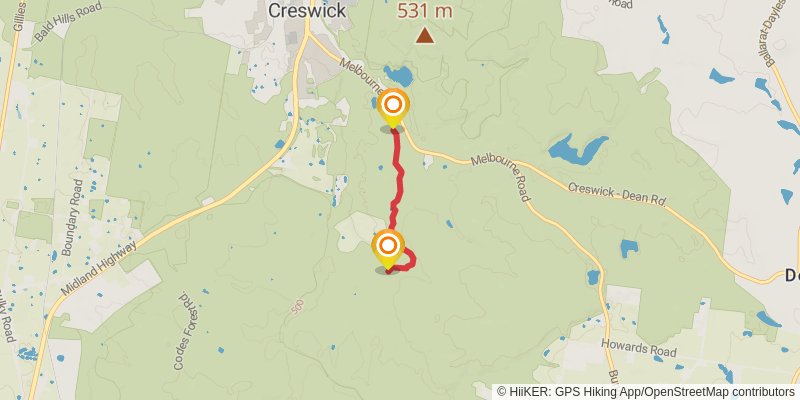 The Wallaby Track alt 3 Map