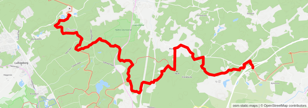 Skåneleden 3 stage 6 Map