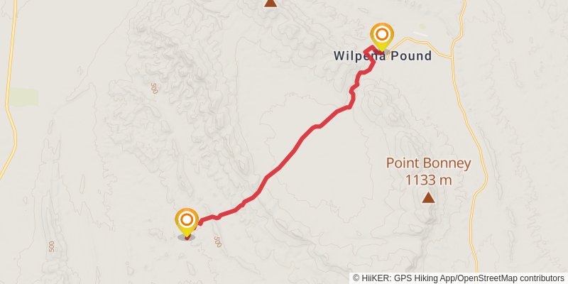 Mawson Trail alt 11 Map