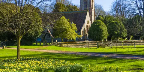 An image depicting the trail Writers Way and its surrounding area.