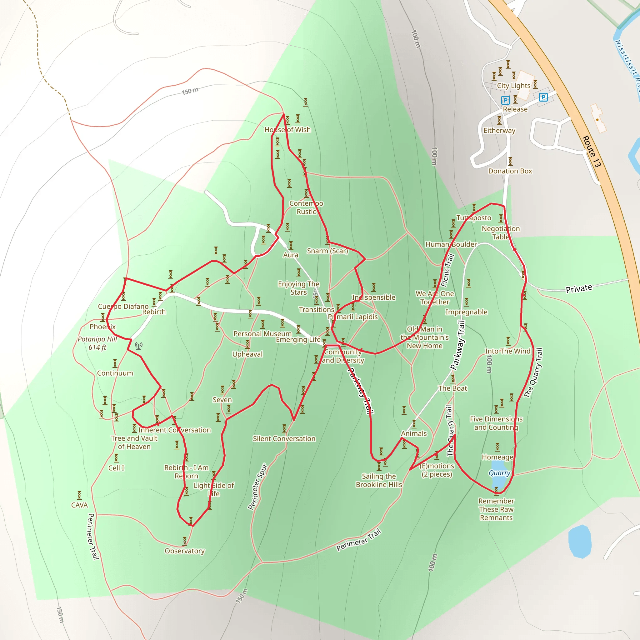Andres Institute of Art Loop mobile static map