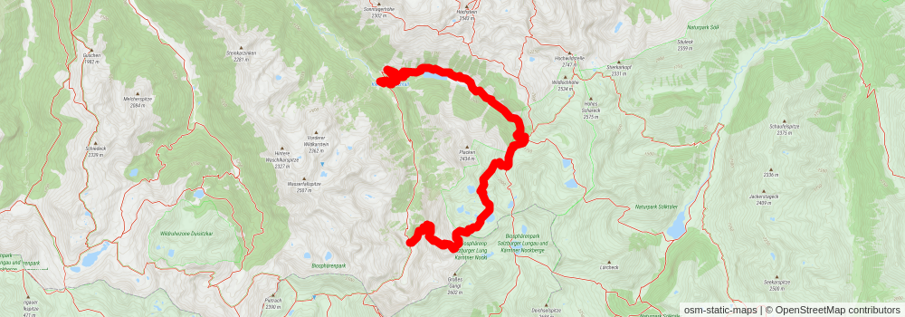 Klafferkessel Tour stage 2 Map