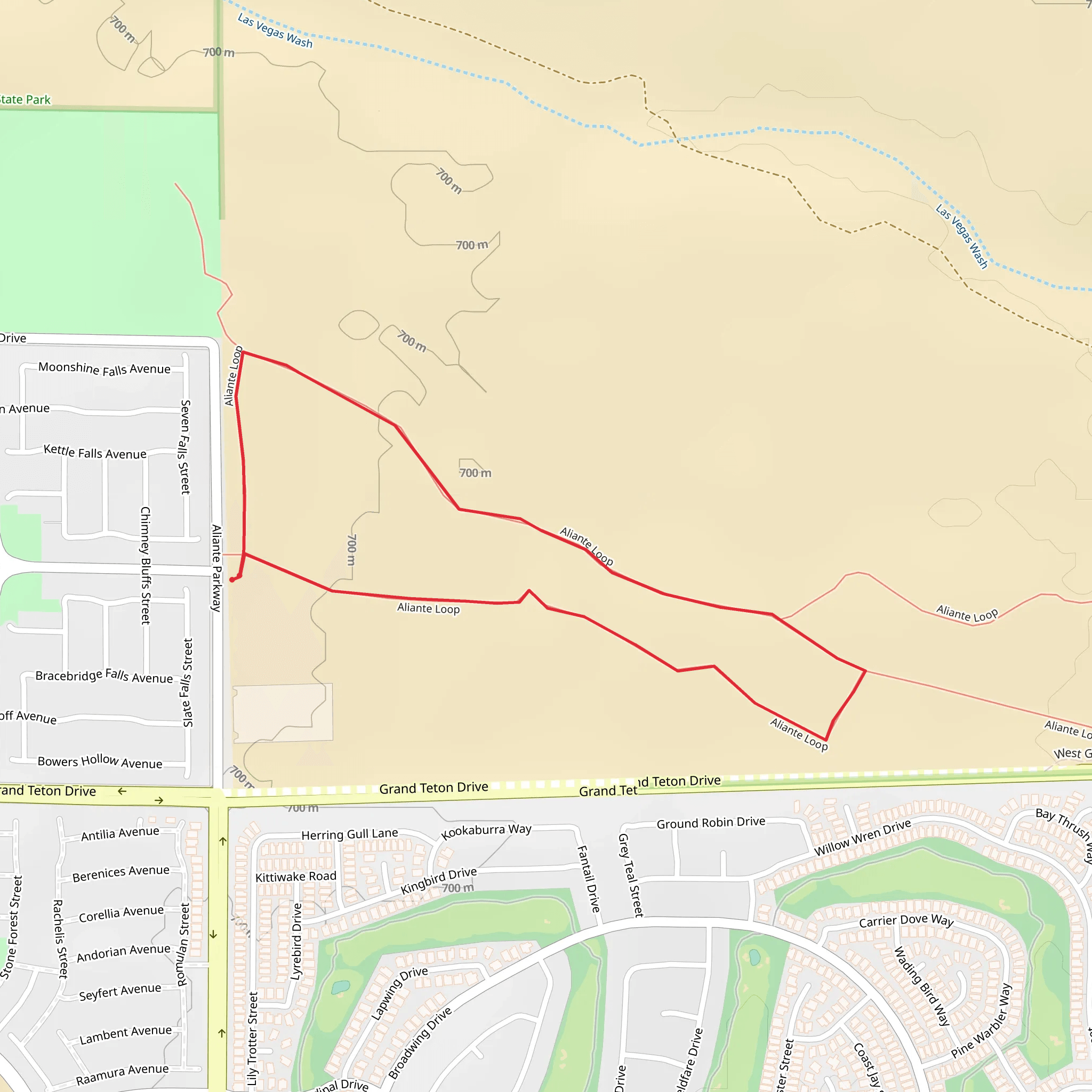 Aliante Loop mobile static map