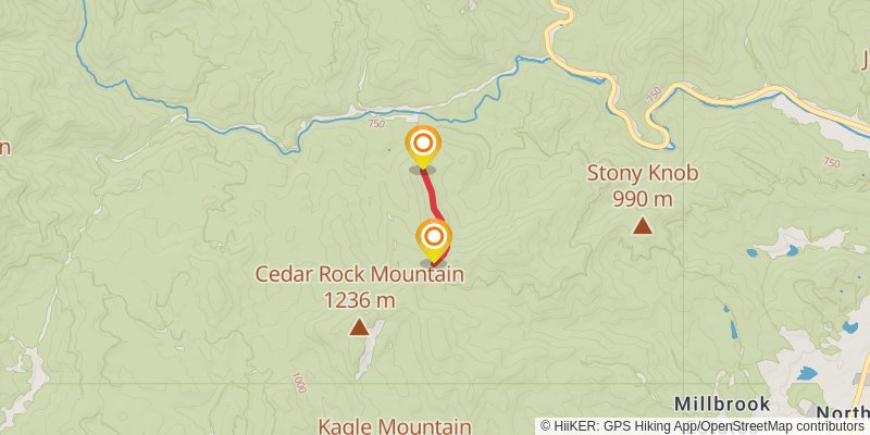 Art Loeb Trail spur 1 Map