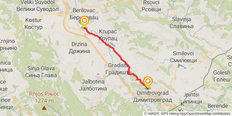 Sultans Trail stage 71 Map