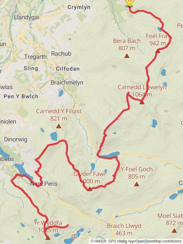 Welsh 3000s Ultra Route Conwy Wales