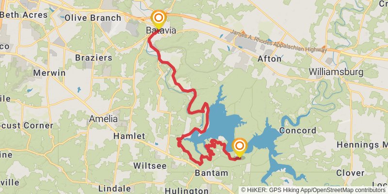 American Discovery Trail North Route stage 83 Map