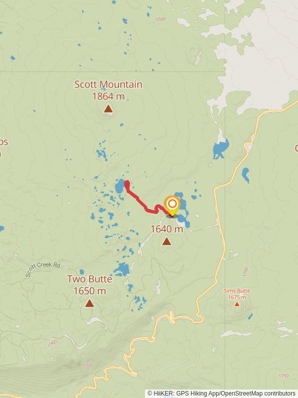 Benson Lake Trail Out and Back