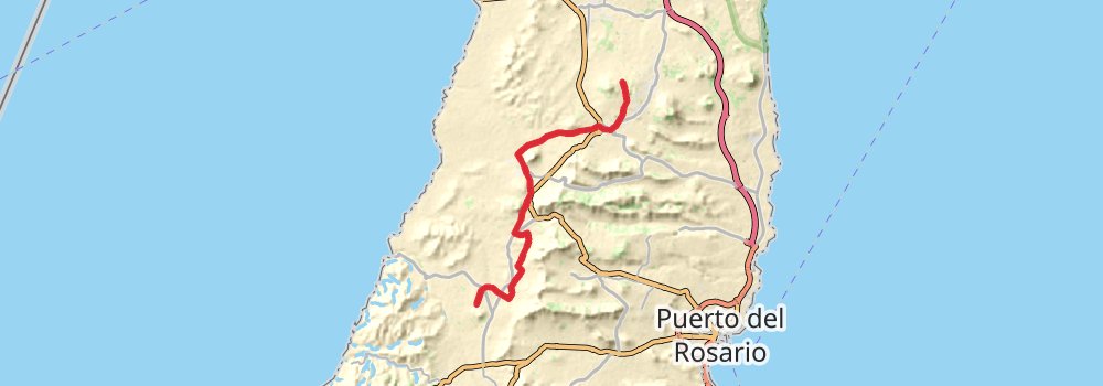 GR 131 Fuerteventura stage 7 Map