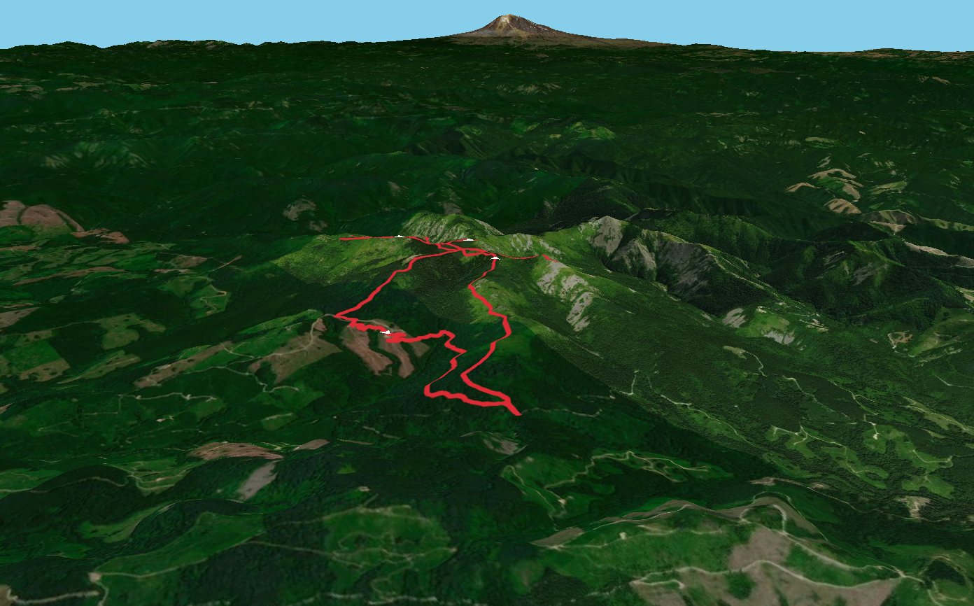 Indian Pits, Silver Star Mountain, Ed's and Tarbell Loop Trail