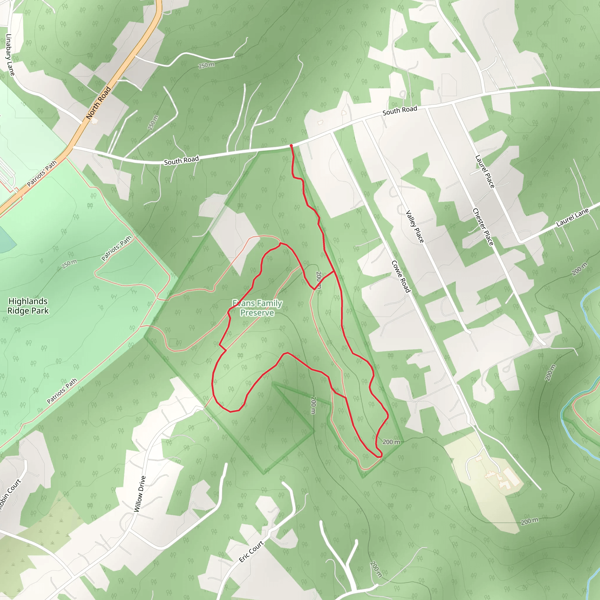 South Road Loop mobile static map