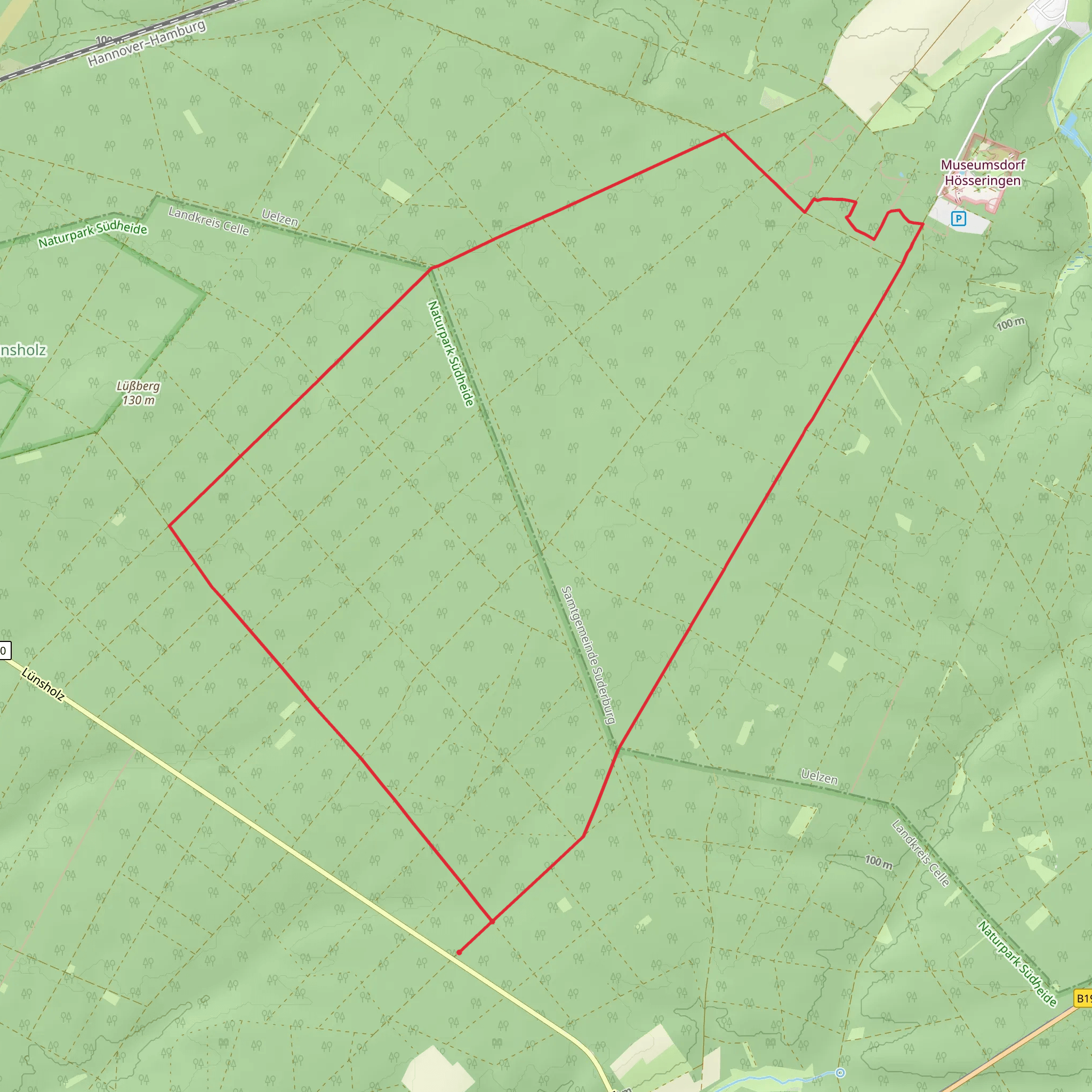 Heide Loop mobile static map