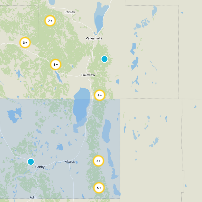 Modoc County Static Map