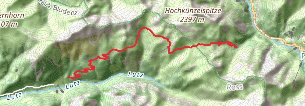 Via Alpina - Red Trail stage 59 Map