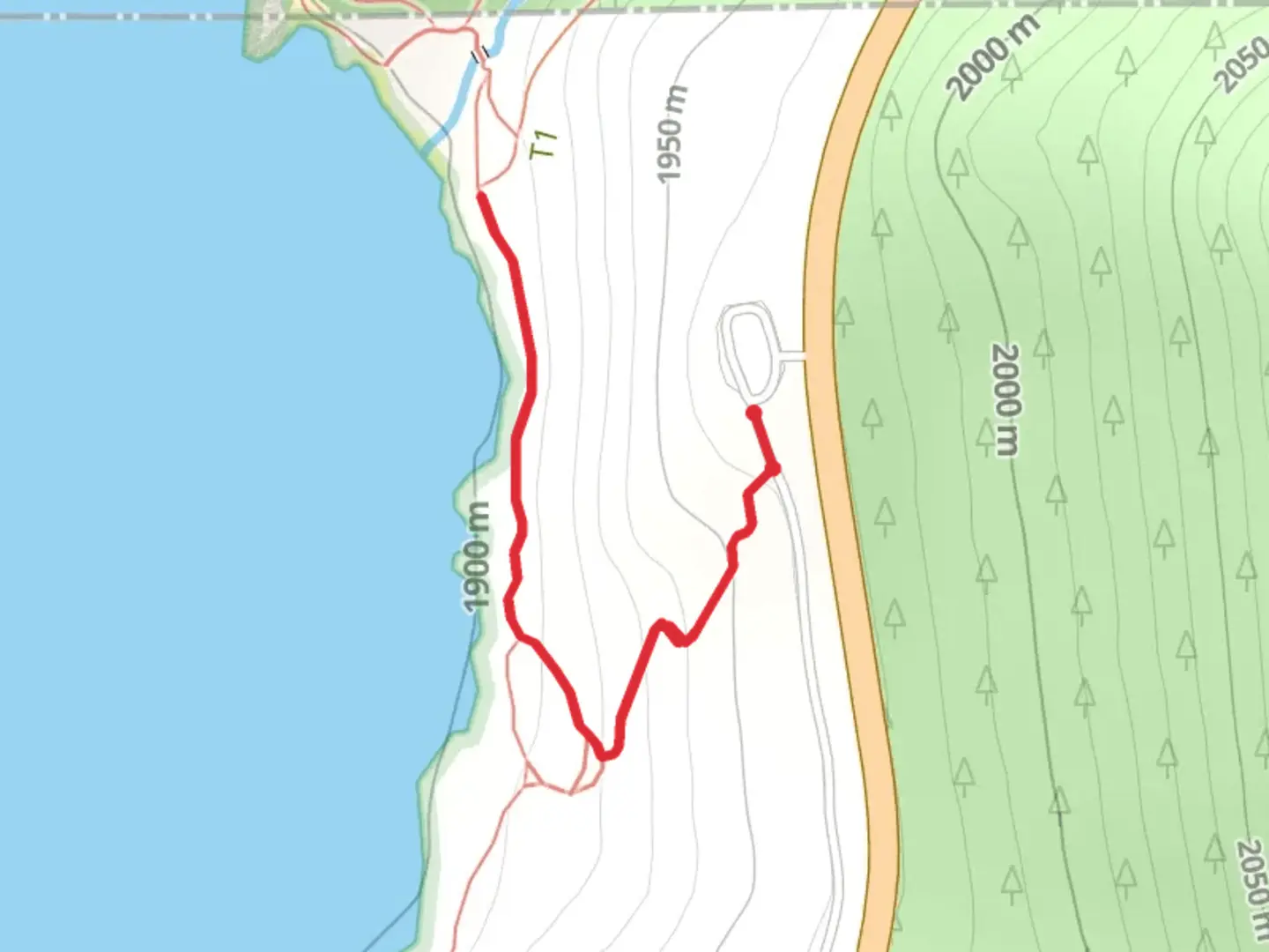 An image depicting the trail Chimney Beach Trail Out and Back and its surrounding area.