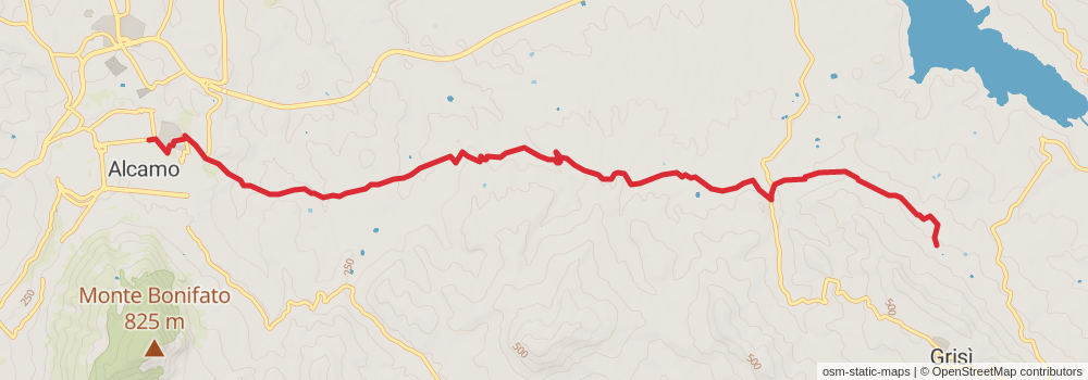 Sentiero Italia - Sicily Section stage 33 Map