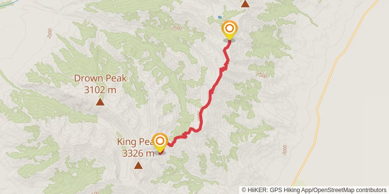 Ruby Crest Trail stage 3 Map