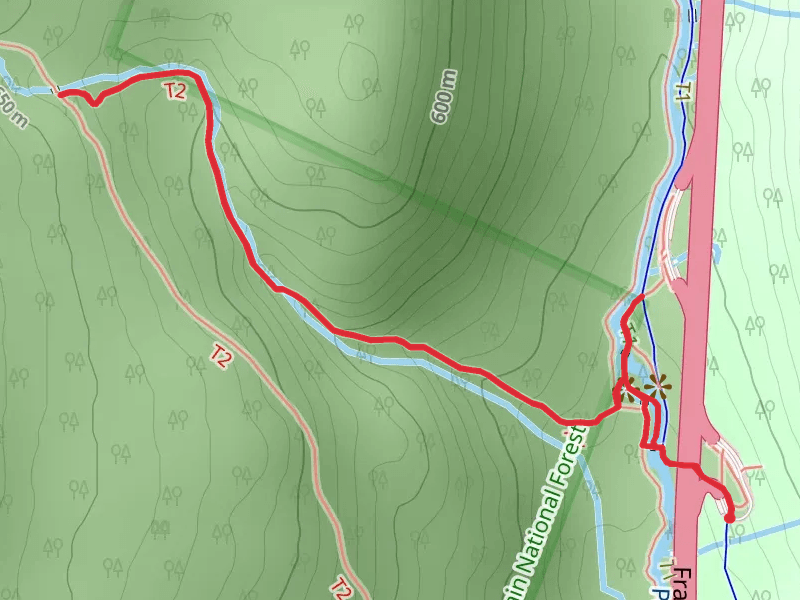 Pemigewasset River and Basin Cascades Trail