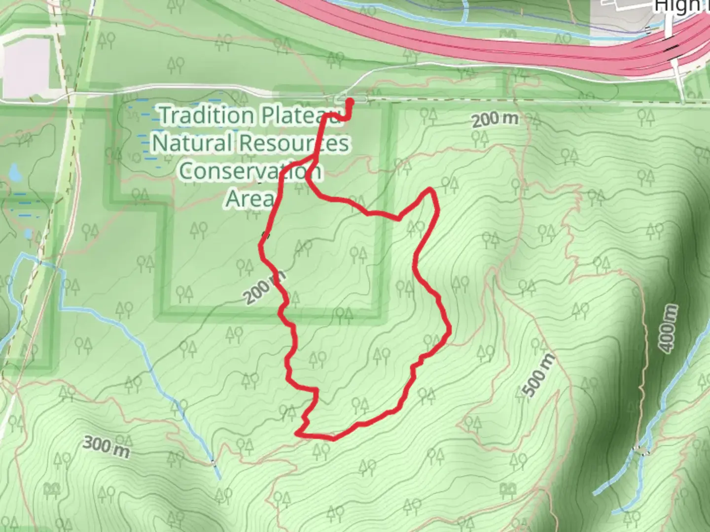 An image depicting the trail Nook and West Tiger 3 Loop Trail and its surrounding area.