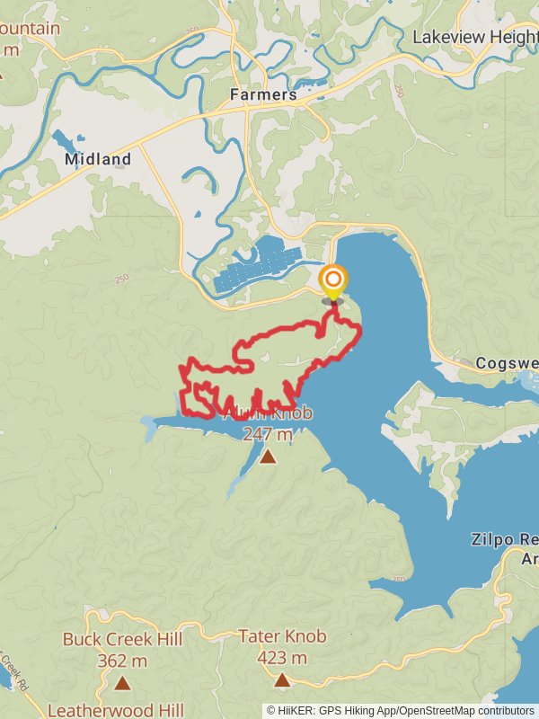 Caney Trail and Sheltowee Trace Loop Trail