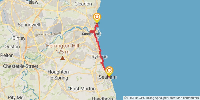 Clough Walk stage 19 Map
