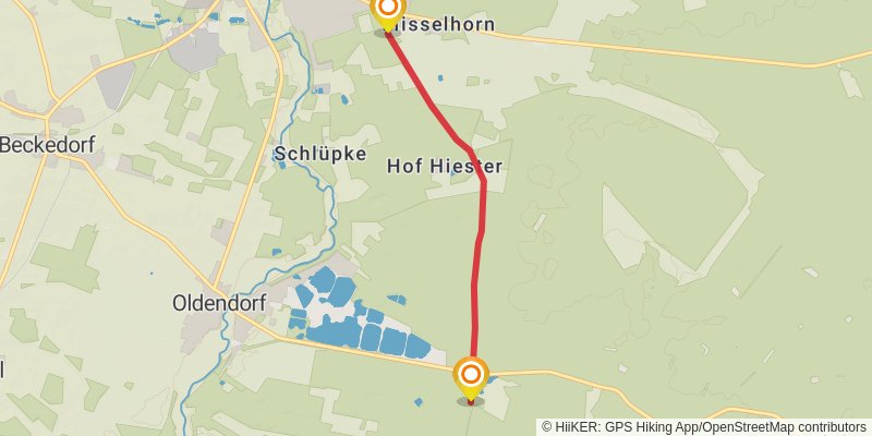 Heidschnuckenweg alt 4 Map