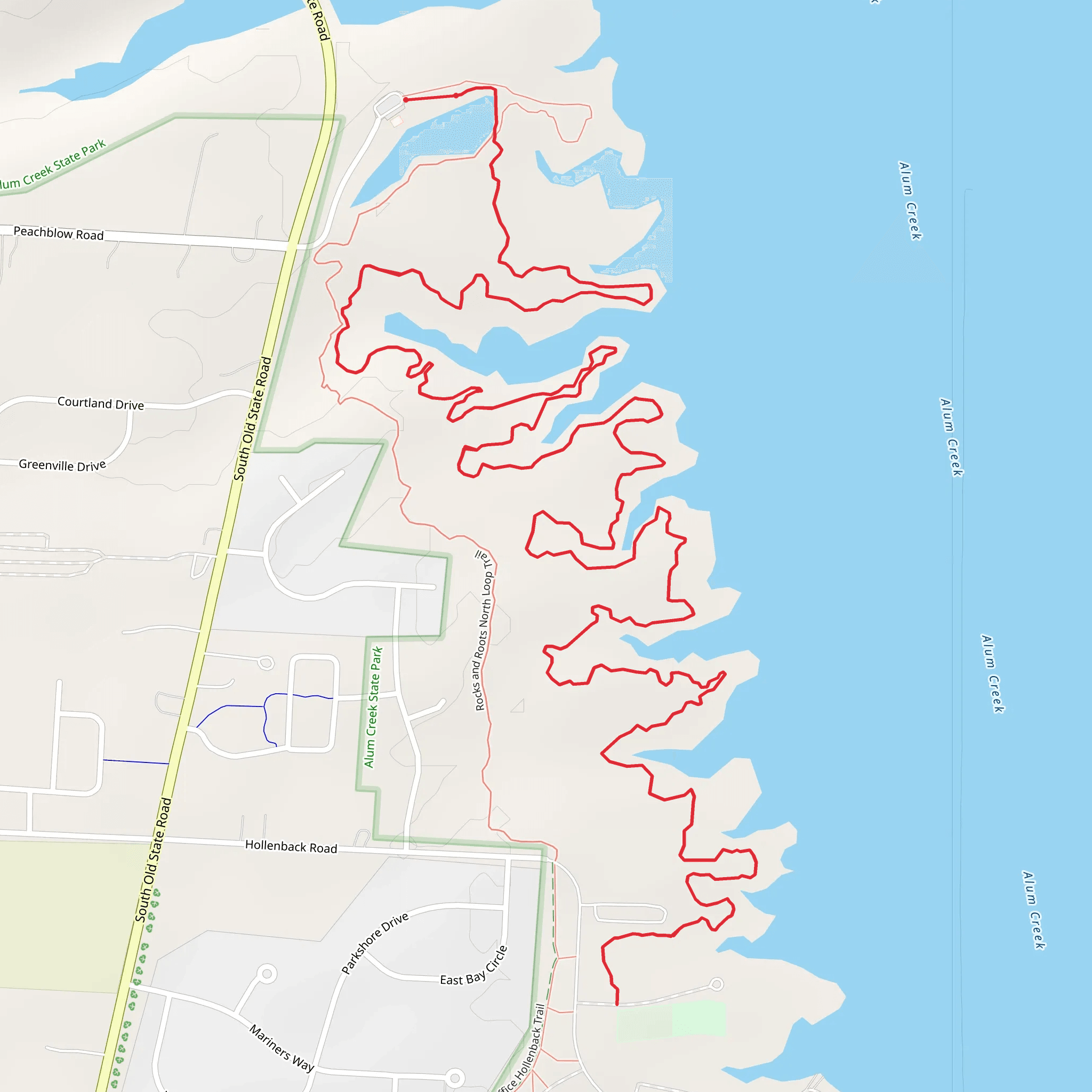 Park Office Hollenback Trail mobile static map