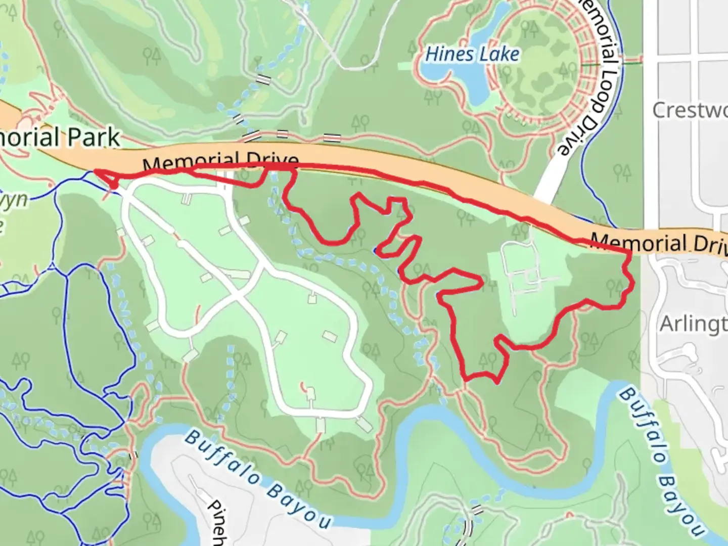 An image depicting the trail Green Ridge Loop Trail and its surrounding area.