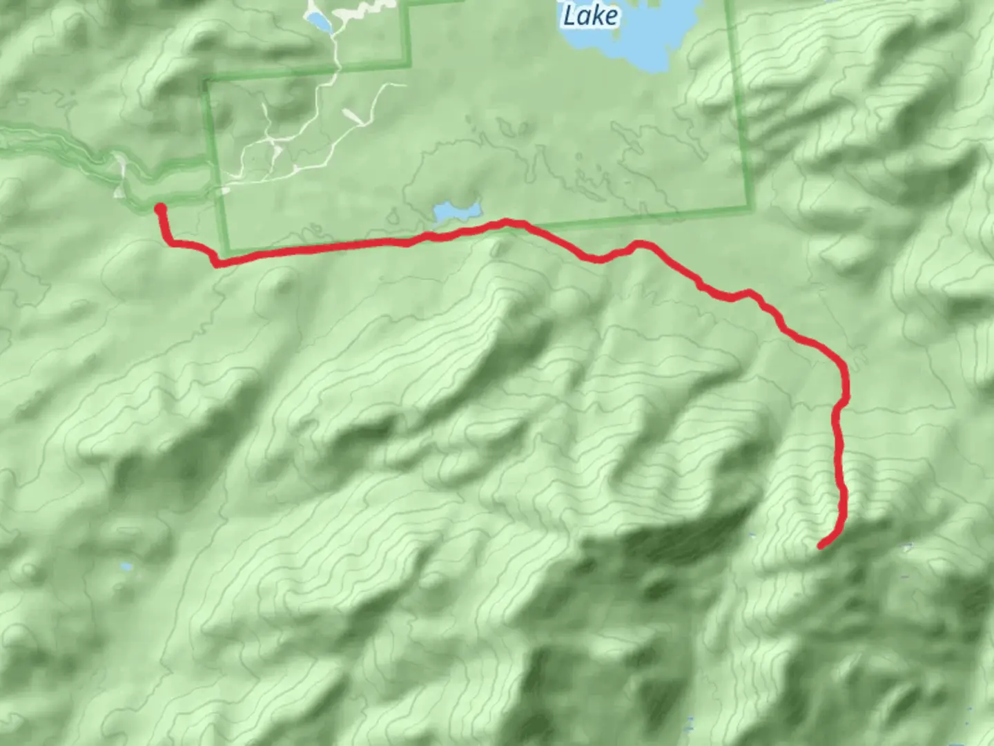 An image depicting the trail Seymour Mountain via Blueberry Trail and its surrounding area.
