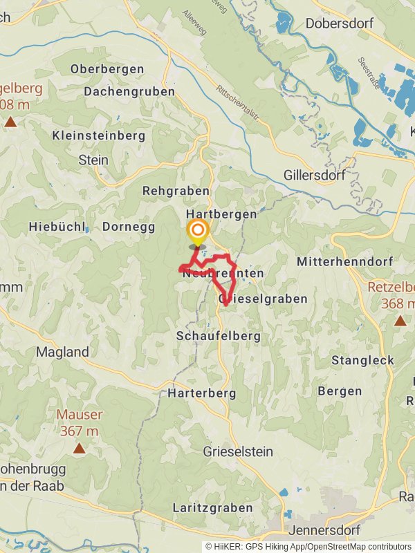 Lautenberg and Schaufelberg Loop mobile static map